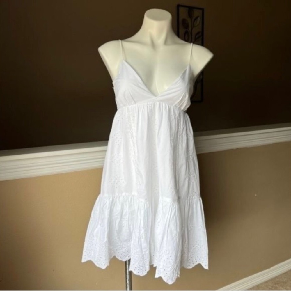 Zara Elegant White Summer Dress